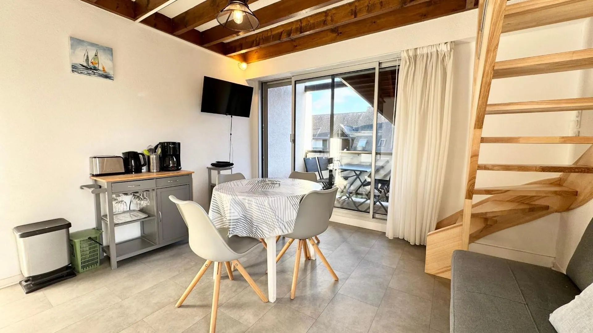 Joli Duplex Cocooning A 2 Pas Du Port Apartment Locmariaquer France